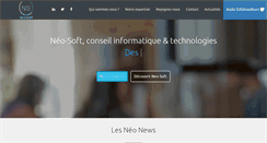 Desktop Screenshot of neo-soft.fr