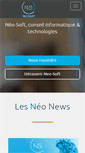 Mobile Screenshot of neo-soft.fr