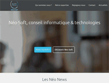 Tablet Screenshot of neo-soft.fr